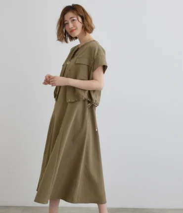 グローブ grove ワークジャケット×ワンピースセット
