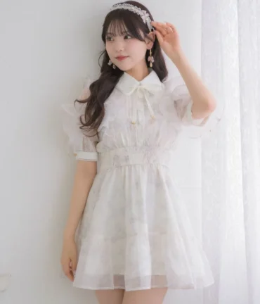 ROJITA ROJITA 花柄 半袖 ミニワンピース